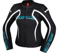 IXS RS-600 1.0 Ladies Motorcycle Leather Jacket, black-blue, size 40 for Women