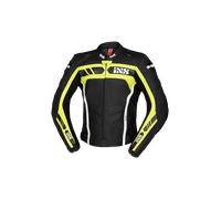IXS Sport RS-600 1.0 Motorcycle Leather Jacket, black-yellow, size 52