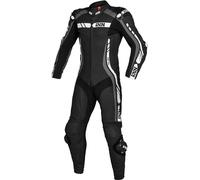 IXS RS-800 2.0 One Piece Motorcycle Kangaroo Leather Suit, black/grey/white, size 44
