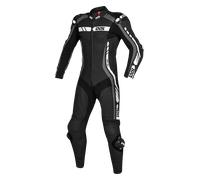 IXS Sport RS-800 1.0 One Piece Motorcycle Leather Suit, black-grey-white, size 52