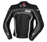IXS Sport LD RS-600 1.0 Leather Jacket Black/White/Grey 56