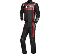 IXS Sport RS-500 Two Piece Motorcycle Leather Suit, black-white-red, size 52 265 for Men