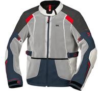 IXS Tourster-Big Air 1.0 Mesh Motorcycle Textile Jacket, grey/blue/red/sand, size XS