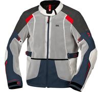 IXS Tourster-BigAir 1.0, textile jacket XS Light Grey/Dark Blue/Red