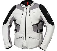 IXS Tourster-STX 1.0, textile jacket waterproof Short 4XL Light Grey/Black/Grey