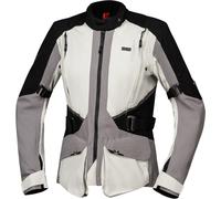 IXS Tourster-STX 1.0, textile jacket waterproof women L Light Grey/Grey/Black