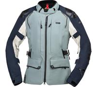 IXS Tourster STX 2.0 waterproof Ladies Motorcycle Textile Jacket, dark blue/grey, size XS