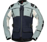 IXS Tourster STX 2.0 waterproof Motorcycle Textile Jacket, blue/grey, size M