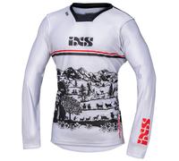 IXS Trigger 3.0 Motocross Jersey, white/red/black, size XS