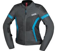 IXS Trigonis-Air Ladies Motorcycle Textile Jacket, grey-blue, size XL for Women