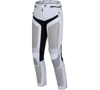 IXS Trigonis-Air Ladies Motorcycle Textile Pants, light grey/black, size S