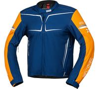 IXS TS-Pro ST+ waterproof Motorcycle Textile Jacket, blue-orange, size XL for Men