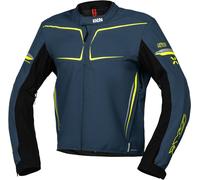 IXS TS-Pro ST+ waterproof Motorcycle Textile Jacket, blue-yellow, size M for Men