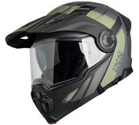 IXS Venture 1.0 Helmet, black matt/grey/green, size XS (53/54)