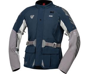 IXS Venture-STX 1.0, textile jacket waterproof 4XL Dark Blue/Grey/Light Grey