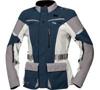 IXS Venture-STX 1.0, textile jacket waterproof women XL Dark Blue/Light Grey/Grey