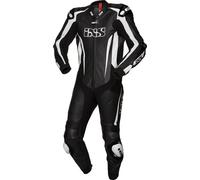 IXS X-Sport RS-1000 One Piece Motorcycel Leather Suit, black-white, size 50 for Men