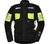 IXS X-Tour LT Montevideo-ST Waterproof Motorcycle Textile Jacket, black/yellow, size M