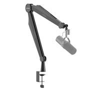 IXTECH Gaming Microphone Boom Arm with Phone & Headphone Holder for Blue Yeti, HyperX QuadCast - Adjustable 360° Mic Arm Desk Mount