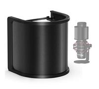 IXTECH Microphone Pop Filter, Mic Pop Screen with Metal Mesh and Foam Filter, Handheld Mic Windscreen Cover Pop Shield, Noise Shield Microphone Accessories for Podcasts Recording Vlogging Streaming