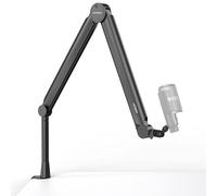 IXTECH Valiant Microphone Boom Arm for Blue Yeti & Shure SM7B, 360° Mount | HyperX QuadCast, 360° Adjustable, Extension Pole, Cable Management, C-Clamp & Grommet Mount, Supports Mics up to 1 kg