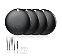 iXTRA Tracker Tag Bluetooth Tracker 4 Pack, Smart Tag Item Finders Works with Apple Find My App (iOS 14.6 Above), Waterproof Keys Finder & Item Locator Worldwide Tracking for Bag,Luggage,Pet