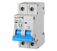 IXTRIMA Automatic Circuit Breaker 2P 16A 220V 6kA, Bipolar MCB 2P C16