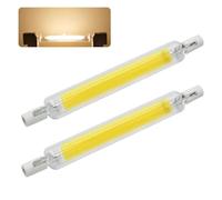 IXYHKB R7S LED Bulb 118mm, 20W Dimmable LED Lamp for Halogen Replacement, 2PCS, Warm White 3000K, 2000LM, 360° Beam Angle Rod for Bedroom Ceiling Washlights