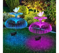 IXYHKB Solar Jellyfish Lights 2 Pack - 7 Color Outdoor Garden Fairy Lights, Waterproof for Christmas Yard Lawn Party
