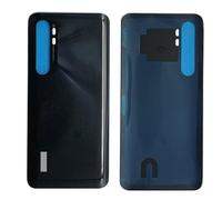 iYAiYO Back Cover Glass for Xiaomi Mi Note 10 Lite M2002F4LG, M1910F4G Replacement Housing Part Rear Battery Cover with Adhesive Pre-Installed - Black