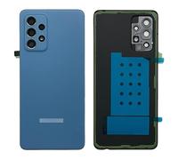 iYAiYO Rear Battery Cover with Camera Lens for Samsung A52 4G/5G Replacement Housing Part Back Cover with Pre-Installed Adhesive - Blue