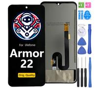 iYAiYO Screen Replacement LCD Display for Ulefone Armor 22 Original Touch Screen Digitizar Assembly with Repair Tools Kit