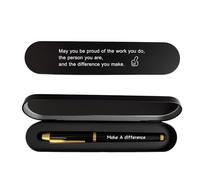 iyaone Employee Appreciation Gift Pen - Make A Difference Engraved Pen, Corporate Recognition Award, Motivational Quote Gift for Staff, Team Recognition Present