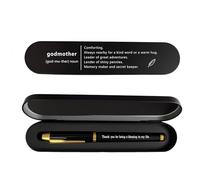iyaone Godmother Gift Pen - Godmother Pen with Box, Meaningful Thank You Present for Baptism, Mothers Day, Christmas from Goddaughter Godson