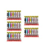 IYBYNYHN 1pcs To 40pcs CLI65 Ink Cartridge Compatible With Pro 200 Printer Color Ink Cartridge BK C M Y PC PM GY LGY(CLI-65 40pcs-5set)