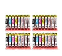 IYBYNYHN 1pcs To 40pcs CLI65 Ink Cartridge Compatible With Pro 200 Printer Color Ink Cartridge BK C M Y PC PM GY LGY(CLI-65 32pcs-4set)