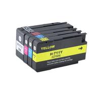 IYBYNYHN Compatible Ink Cartridge For 711 711XL 711 Compatible With DesignJet T120 T520 Printer Universal Fit Aftermarket Replacement(1Set)
