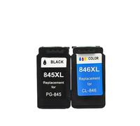 IYBYNYHN Compatible With PG845 CL846 Dye Ink Cartridge For IP2880 2880S MG2400 2580 2580S 2980 3080 MX498 TS208 308 3180 TR4580 Universal Fit Aftermarket Replacement(1set)