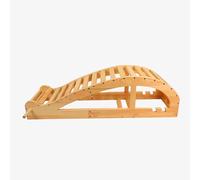Iyengar Yoga Viparita Dandasana Bench - Wooden Back Bending Bench for Deep Stretching and Flexibility | Large Back Bender for Enhanced Support