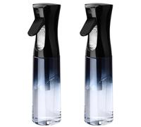 IYEREER 2 Pcs Hair Spray Bottles for Hair Continuous Spray Bottles, Fine Mist 300MLSpray Water Bottle for Hairdresser Plants Home Cleaning & Skin Care(Black and Blue Gradient Color)