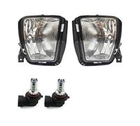 IYHJFFG Car Front Fog Lights For Dodge For Ram For 1500 2013 2014 2015 2016 2017 2018 Front Bumper Anti Fog Light 68104820AB 68104820AC(With M10 LED Blue)