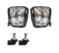 IYHJFFG Car Front Fog Lights For Dodge For Ram For 1500 2013 2014 2015 2016 2017 2018 Front Bumper Anti Fog Light 68104820AB 68104820AC(With M10 LED White)