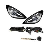 IYHJFFG Car Front Fog Lights For Nissan For March For Micra 2013-2016 Car Halogen Fog Lamp Hatchback Chrome Cover Light