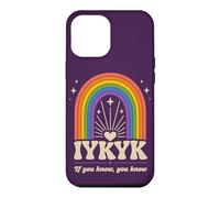 IYKYK If You Know You Know Retro Rainbow Humor Case for iPhone 12 Pro Max