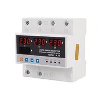 IYNWBJTS Overvoltage and undervoltage protector ATS automatic transfer switch phase selector uninterruptible power supply 63A 100A overcurrent limiter(100A)