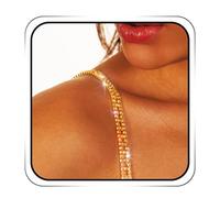 IYOU Womens Rhinestone Bra Straps Crystal Gold Bra Underwear Straps Nightclub Party Bra Shoulder Strap Body Accessories for Bra Tops Dress(2 Pcs)