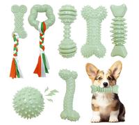 iYoway Puppy Toys - 7 Pack Puppies & Small Dogs Chew Toys for Teething,Relieves Teething Anxiety, Soft & Durable Interactive Toys, Not for Heavy Chewer