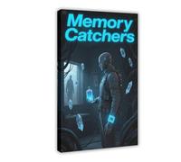 IYQTAGGH Robot Memory Catcher Poster (4) Canvas Poster Wall Art Decor Print Picture Paintings for Living Room Bedroom Decoration 20x30inch(50x75cm)