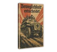 IYQTAGGH SdKfz 251 Half-track Canvas Poster Bedroom Decor Landscape Office Room Decor Gift 12x18inch(30x45cm)