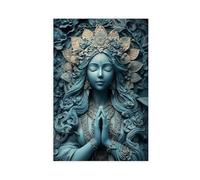 IYQTAGGH The Buddhist Goddess Tara Canvas Poster Wall Art Decor Print Picture Paintings for Living Room Bedroom Decoration 24x36inch(60x90cm)
